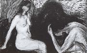 Edvard Munch Woman and man china oil painting artist